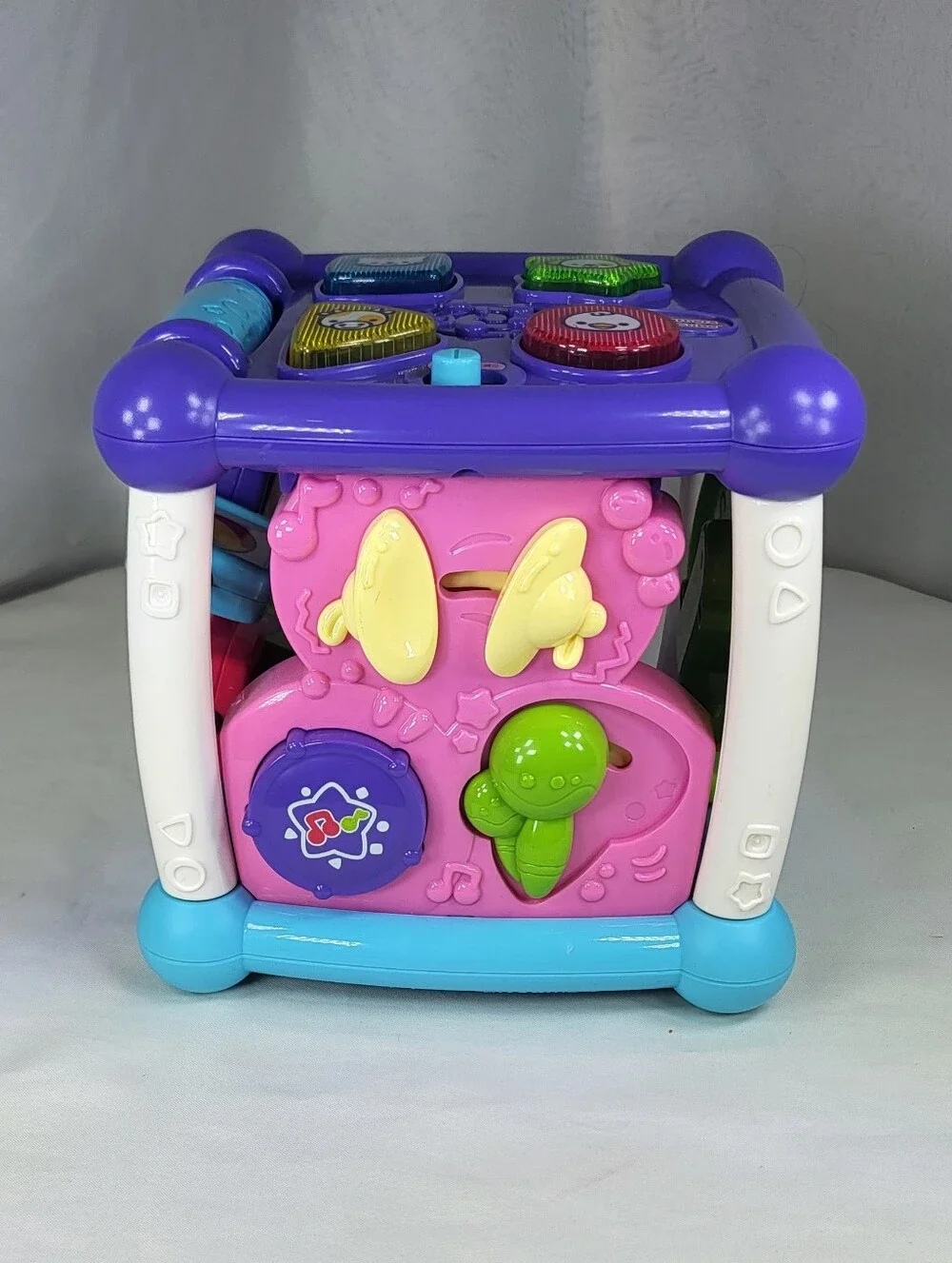 V-Tech Busy Learners Activity Cube - Purple Multi-Activity Learning Toy